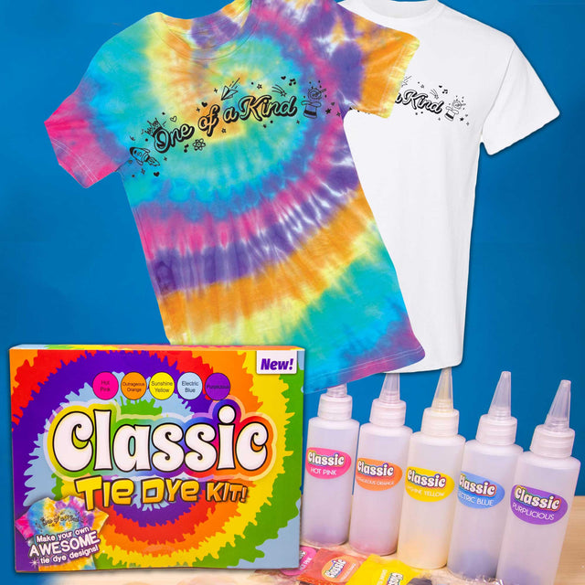 Classic Tie-Dye Kit + Shirt Bundle